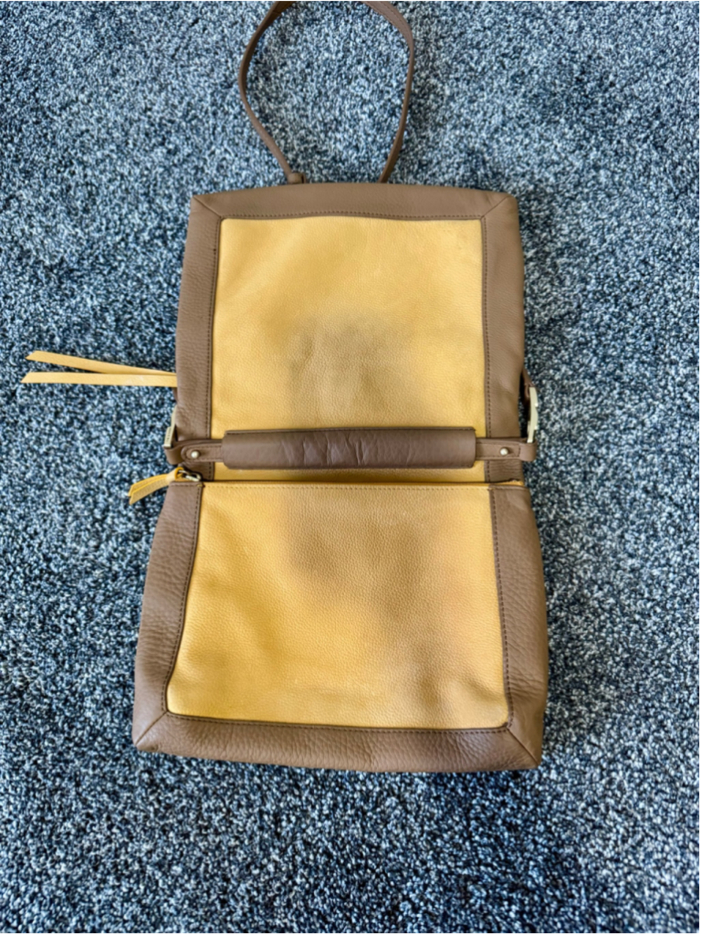 Women's rag & bone Olympus Crossbody Bag Honey Beige/Tan - Picture 4 of 14